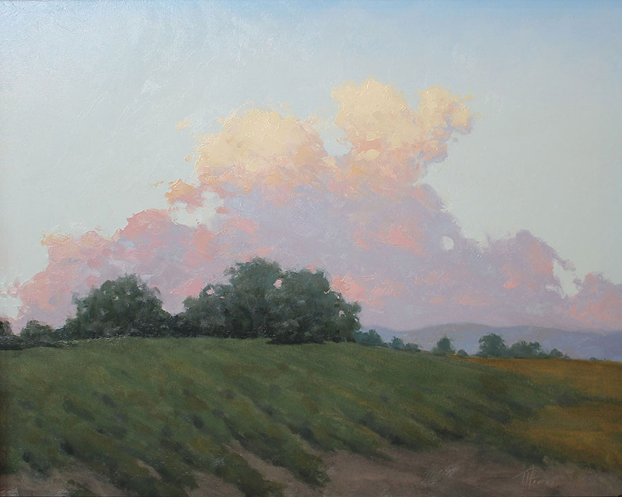 Clouds on the Horizon<br>16x20 oil on panel<br>sold