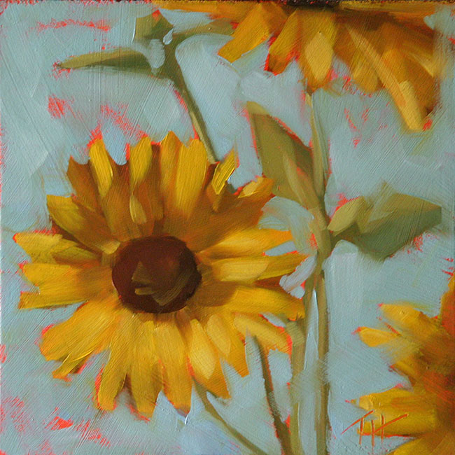 6x6 oil on panel<br>sold