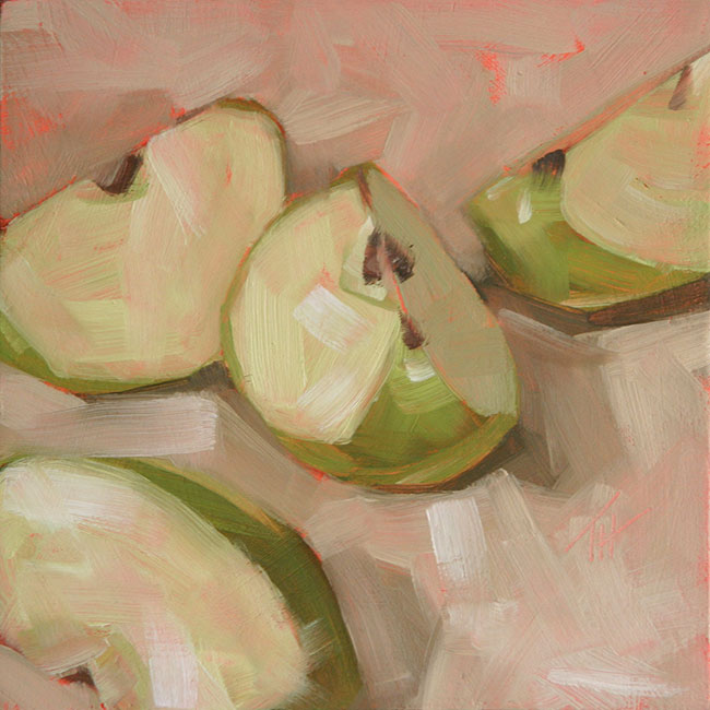 6x6 oil on panel<br>sold