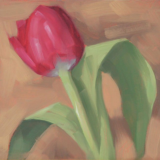 6x6 oil on panel<br>sold