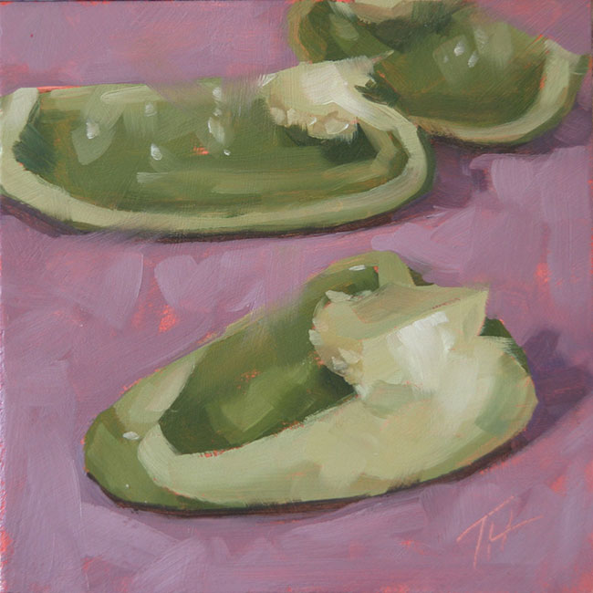 6x6 oil on panel<br>sold