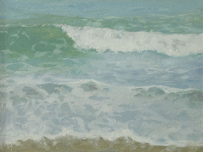 plein air study<br>6x8 oil on panel<br>available