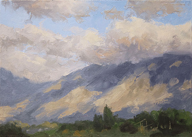 5x7 oil on panel<br>sold
