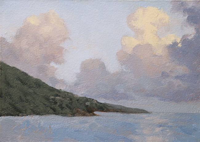 5x7 oil on panel<br>sold