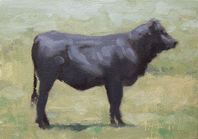 5x7 oil on panel<br>sold