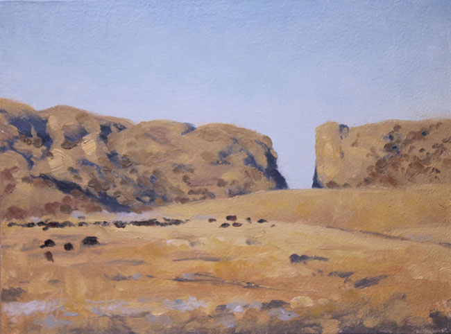 6x8 oil on panel<br>sold