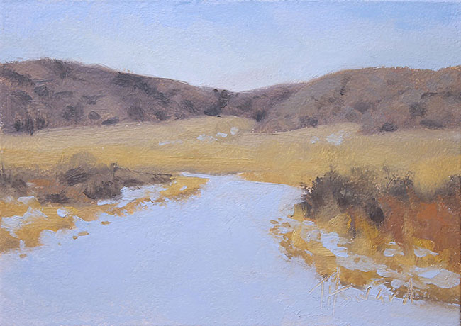 5x7 oil on panel<br>sold