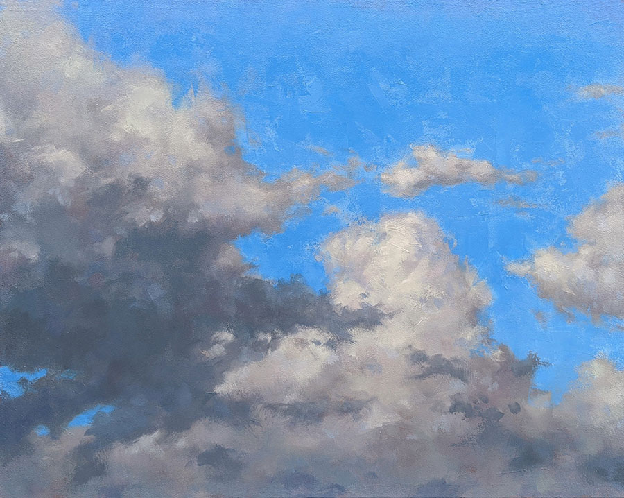 Blue Skies<br>16x20 oil on panel<br>sold